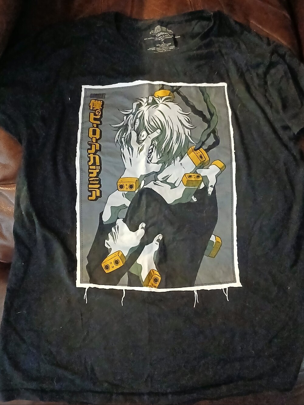 My Hero Academia Shigaraki Tshirt Black Anime Graphic Tee